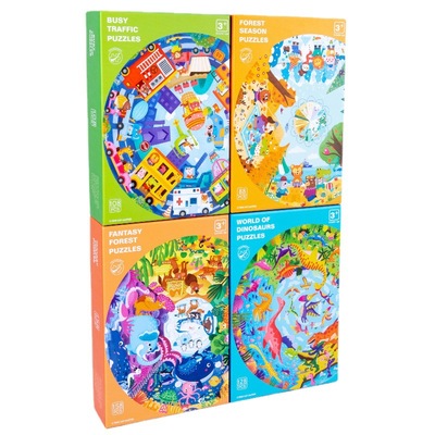 春夏秋冬四季拼图360度故事主题