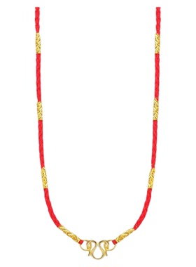 【高端黄金项链挂绳】