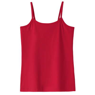 本命年红色棉质大码吊带背心内搭