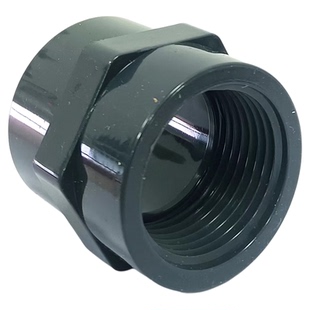 国标UPVC内丝直接水管内牙螺纹直通化工PVC管件接头配件大全4 6分