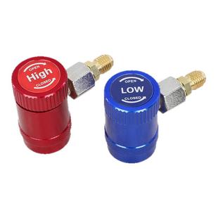 适用于道奇 美规路虎R1234YF汽车空调快速加氟转接头专用冷媒接头