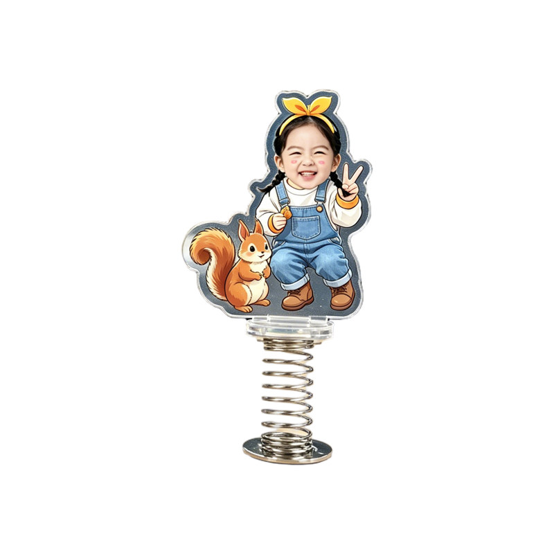 弹簧摇摇乐亚克力立牌定制