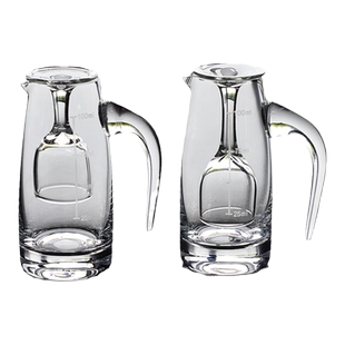 手工玻璃白酒杯套装分酒器小酒杯家用高脚一口烈酒杯中式酒具酒盅