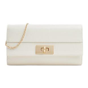 CHARLES&KEITH秋冬女包CK6-30681192金属链条锁扣小方包长款钱包