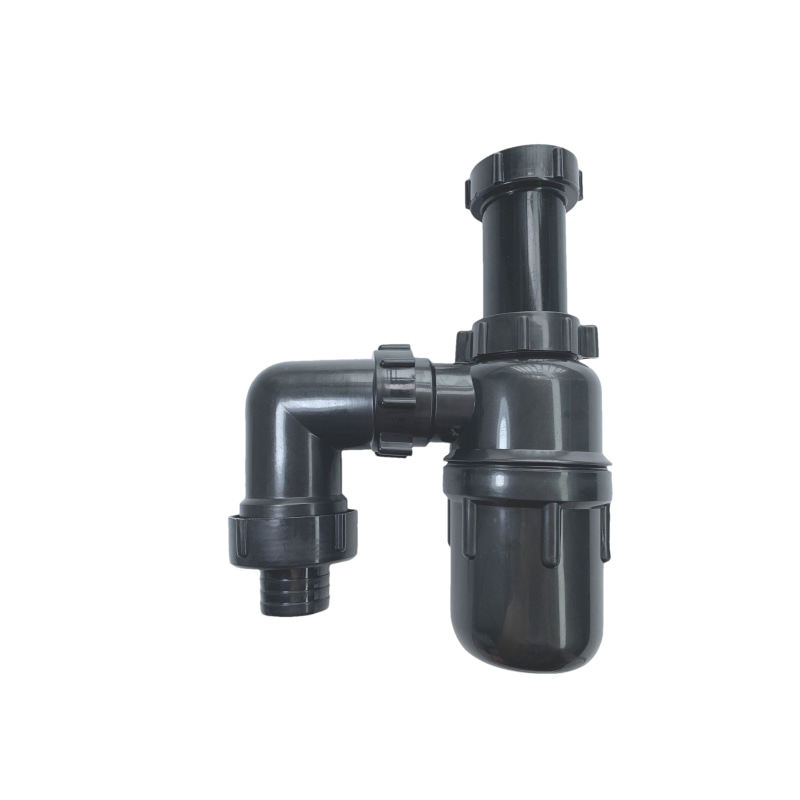 实验pp水槽防臭器弯型虹吸瓶式