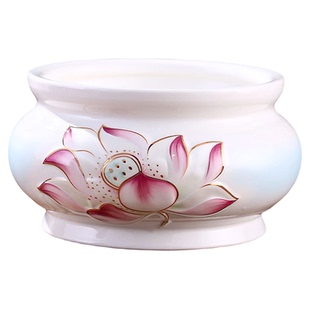 陶瓷香炉家用供奉香薰炉上香炉室内熏香线香炉佛堂插香炉佛具用品