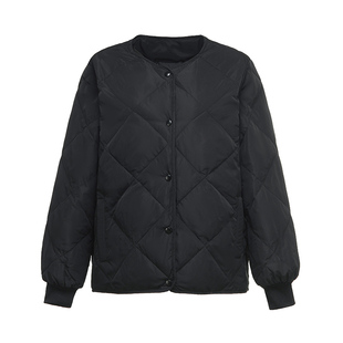 2025年新款轻薄羽绒服女内胆外穿冬季圆领百搭休闲时尚女士外套