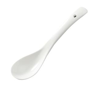 陶瓷汤勺大号盛汤长柄纯白家用厨具餐具粥勺勺子加长调羹商用瓷勺