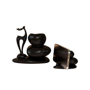 创意笔筒收纳盒办公室学生工位桌面小摆件轻奢高级感生日礼物男生