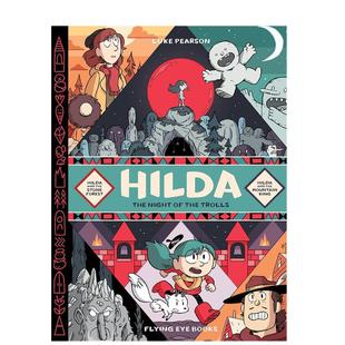 【现货】【希尔达漫画】山怪之夜(5希尔达与石森林+6希尔达与山之王)英文儿童漫画进口原版外版书9岁-12岁【Hildafolk】Night