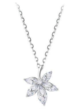 金色猪鼻子项链银镀金本命年礼物