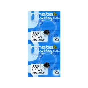 Renata337/SR416SW瑞士原装手表电池纽扣氧化银适用于宝玑宝铂欧米茄格拉苏蒂原创浪琴雷达宇联石英手表