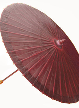 复古防雨防晒古典红色中国风雨伞