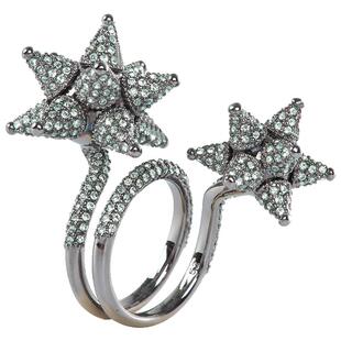 Swarovski/施华洛世奇双六角星手带戒指女士新款XY限定