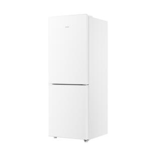 海尔178L双开两门冷藏冷冻家用小型出租房官方宿舍白色小冰箱