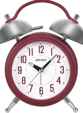 seiko日本精工大铃声夜灯光时钟