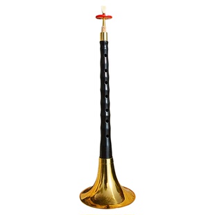 乌木平均孔唢呐乐器初学者黑檀演奏级全套红白事通用黄铜镀金喇叭