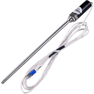 伊莱科K型E型压簧热电偶螺钉温度传感器探头PT100热电阻测温线