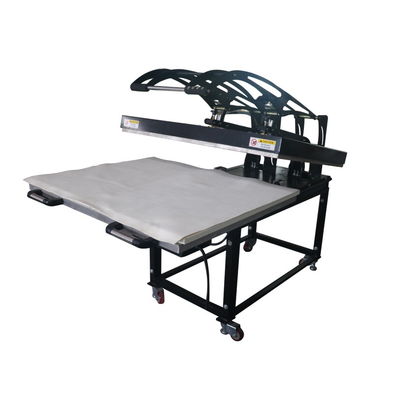 STC烫画机厂家60*80CM/80*100cm手动可抽拉可磁力高压机 热转印机