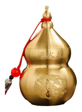 铜避火龙瓶厨房在西北角葫芦摆件