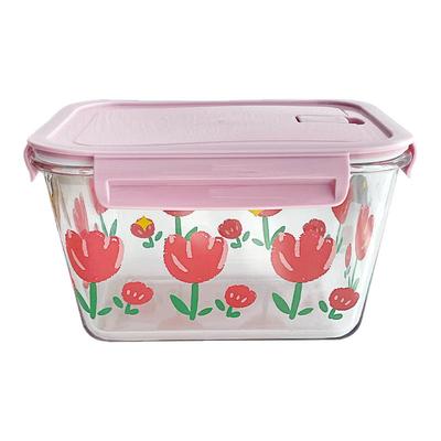 家用大容量汤桶高硼硅玻璃保鲜盒