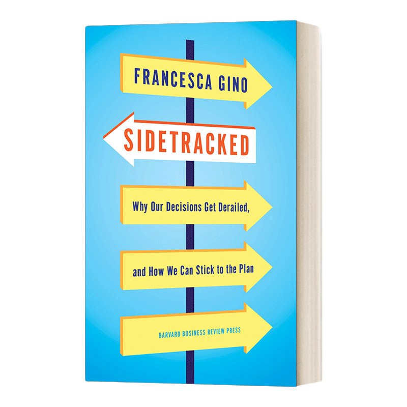 英文原版 Sidetracked 偏离轨道 为什么我们的决定会偏离轨道 我们如何坚持计划 精装 英文版 进口英语原版书籍
