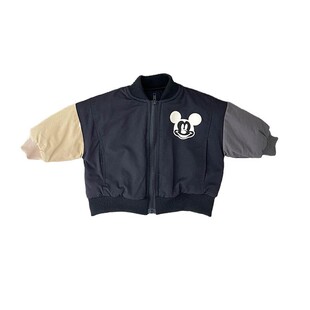 男童冬季套装帅气宝宝夹棉棒球服加厚外套婴儿加绒保暖休闲束脚裤