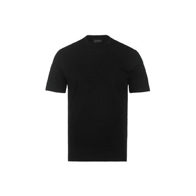 【自营】EMPORIO ARMANI/阿玛尼男士图案印花棉质宽松休闲短袖T恤