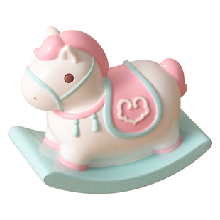 可爱摇摇木马小摆件办公室桌面装饰工位解压情绪稳定神器新年礼物