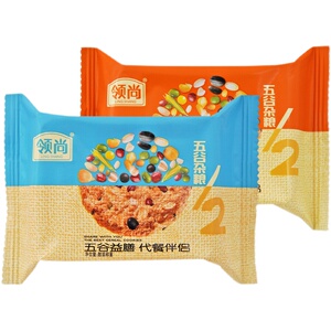 领尚1/2五谷杂粮饼五谷益膳代餐伴侣粗粮早餐休闲饱腹小包装零食