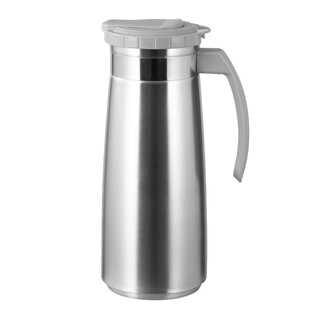 韩式LILIN不锈钢冷水壶带把水瓶餐厅酒店用水壶加厚热凉水壶1.3L