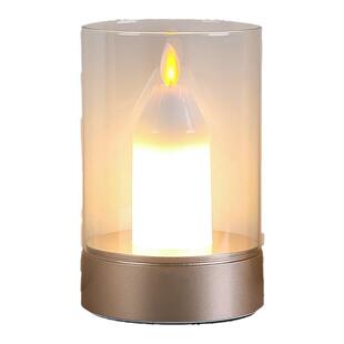 新特丽烛台 餐桌面摆件氛围感台灯轻奢高级感民宿清吧烛光台灯