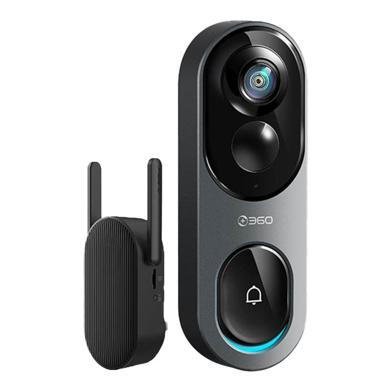 360可视门铃6Pro家用电子猫眼门口入户门智能门铃监控无线摄像头