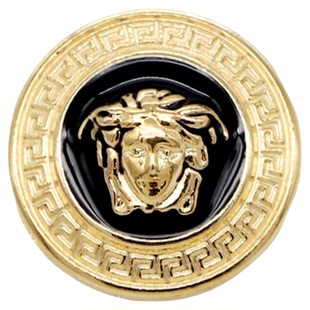 美杜莎复古金属纽扣衬衫袖扣百搭T恤领口扣西装风衣外套装饰扣子