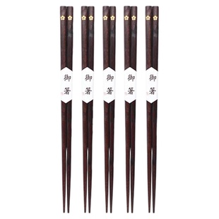 JOJO'S L. PD.strain.复古家用筷子套装木质尖头实木一人 | 株诀