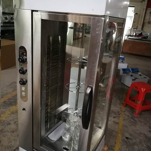 杰冠EB-206立式电热烤鸡炉商用旋转电烤鸭炉烧鹅炉叉烧炉带计时器