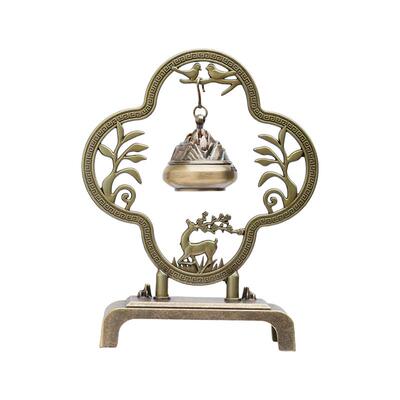 迎客松香炉予善一鹿报喜香炉