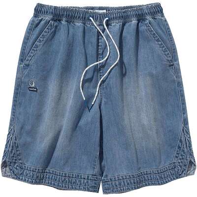 【官方正品】nautica白帆 日系中性休闲简约百搭牛仔短裤BW4247