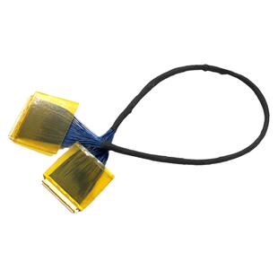 EDP液晶屏线20454-40P 0.5mm间距转0.4间距40P同向LVDS极细同轴线