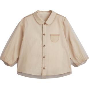 新款江南布衣婴童长袖衬衫宽松25秋女童婴儿jnbybyjnbyYP8211370