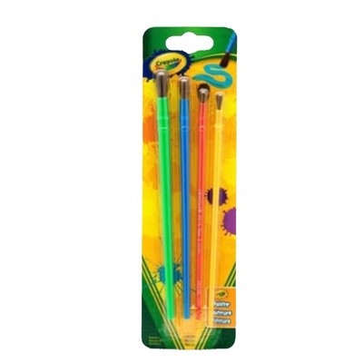 美国绘儿乐crayola儿童绘画笔刷颜料毛笔水彩水粉画毛笔尼龙刷子