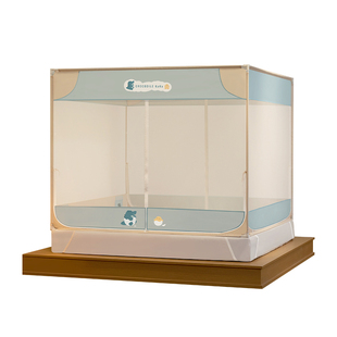 美朵嘉2026新款蚊帐儿童防摔家用卧室支架杆床上帐篷男孩女孩分床