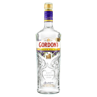 Gordons哥顿金酒1000ML杜松子酒干味GIN琴酒调酒基酒海外进口洋酒