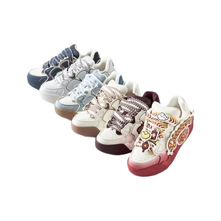 Champion冠军板鞋2025秋冬新款扣扣乐潮流面包鞋女厚底休闲鞋男