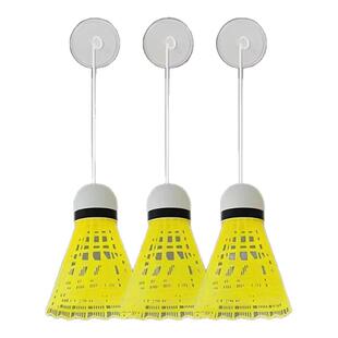 羽毛球单人训练器自动回弹线一个人自打室内学生练习神器吸盘回旋