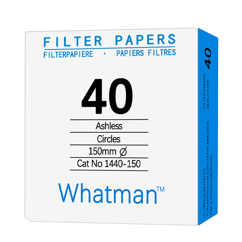 Whatman40号无灰级定量滤纸8um1440-047/055/070/090/110/125中速