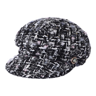 mrduck浮光掠影 Jules tournier御用高定粗花呢 法式报童帽子女冬