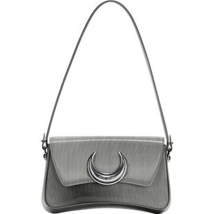 【段小薇同款】JTB幻月包.新款包包轻奢小众银色高级感腋下包女包