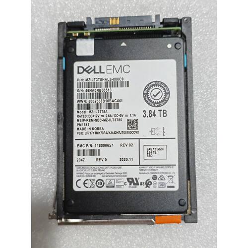 【议价】DELL EMC PM1643 3.84T SAS 12G
