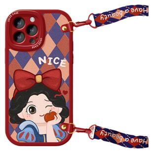 适用苹果15手机壳16pro新款女iPhone14pro全包17防摔13mini竖挎xs挂绳7plus斜跨6s斜挎16e挂脖xr背带格子公主